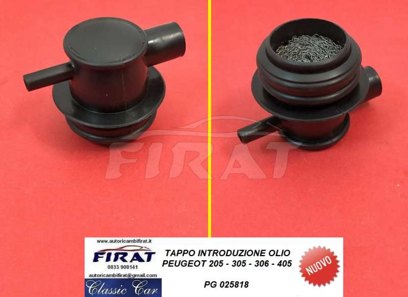 TAPPO INTRODUZIONE OLIO PEUGEOT 205-305-306-405-406 (025818)